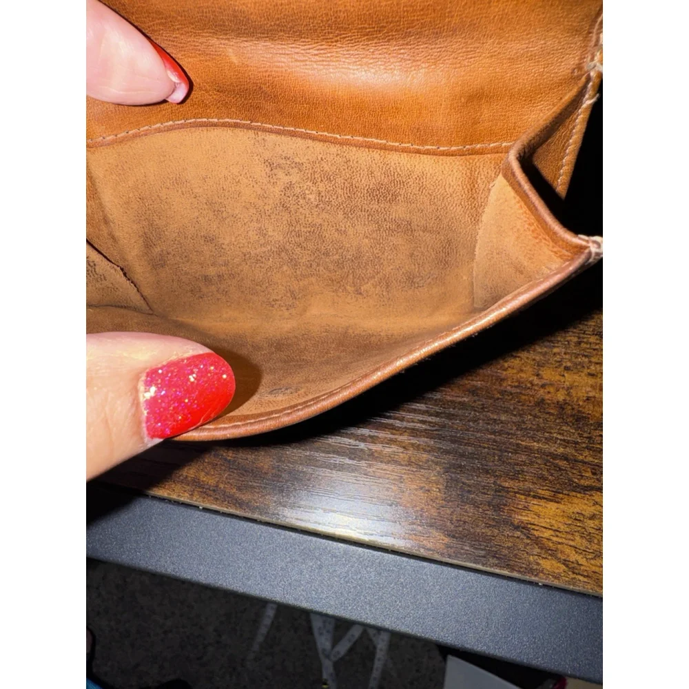 Gucci Diagonal Striped Canvas Leather Trim Bifold Wallet 70’s Early 80’s - Picture 11 of 11